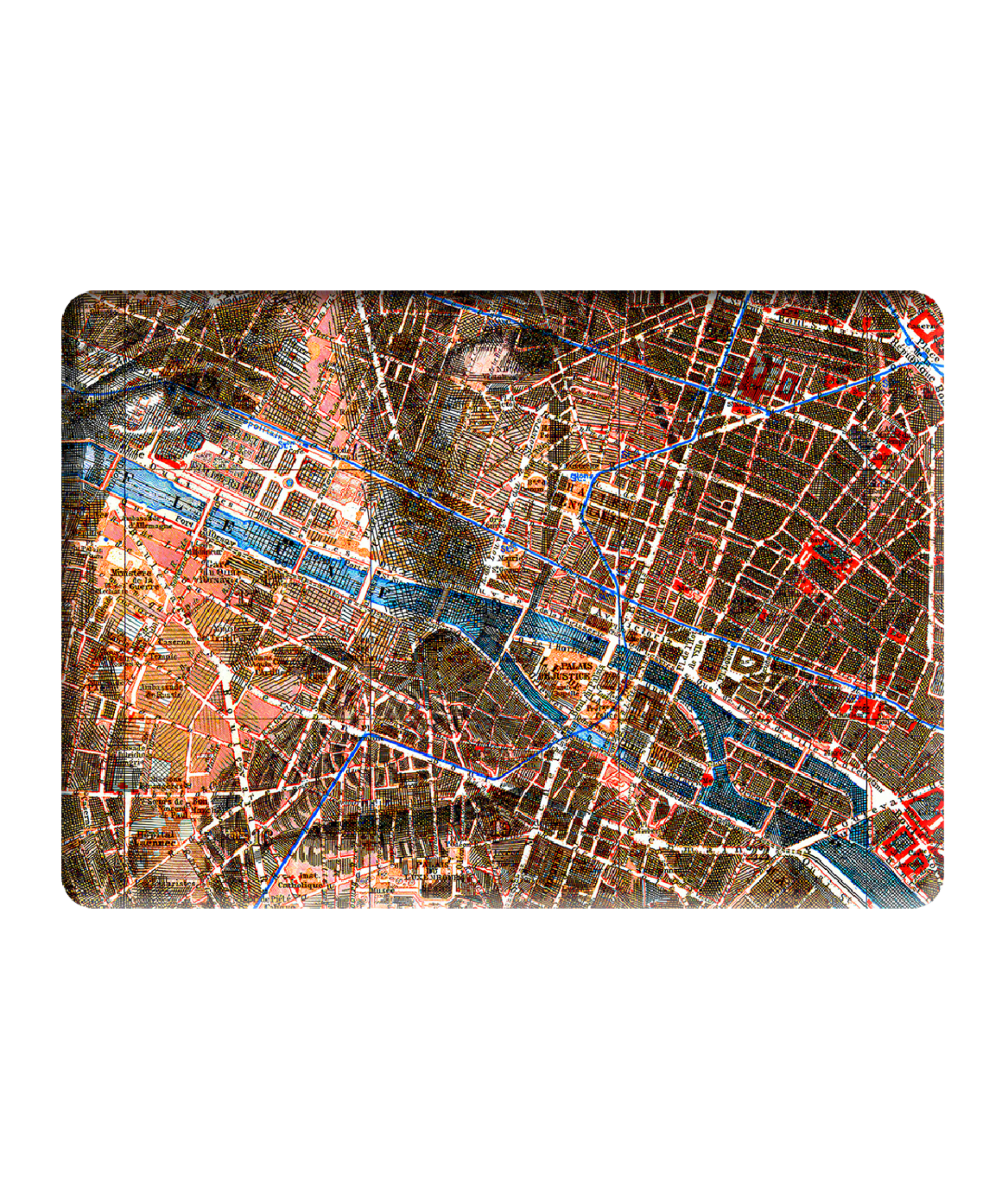 Map Edge Laptop Skin