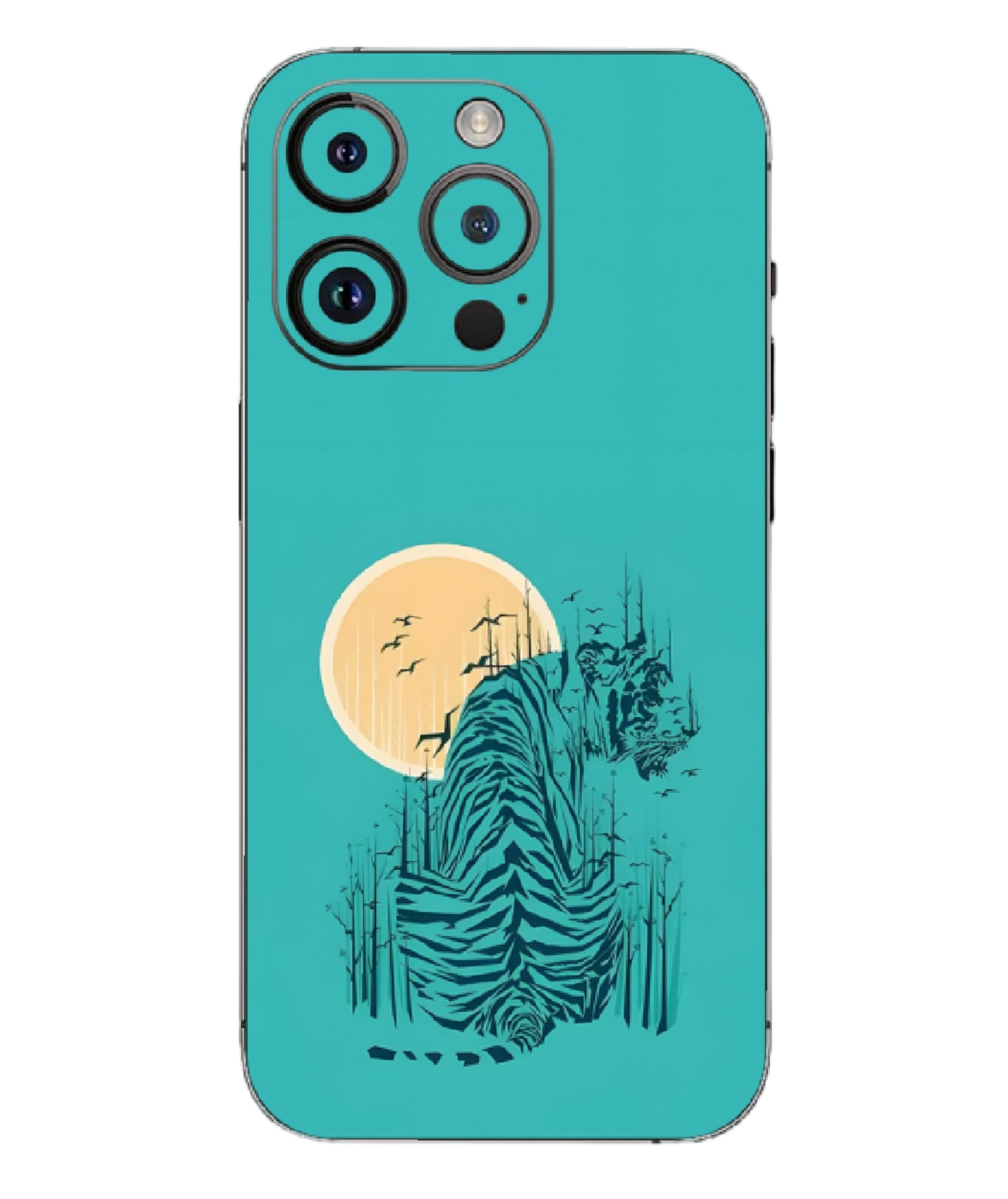 Art Printed Tiger Mobile Skin