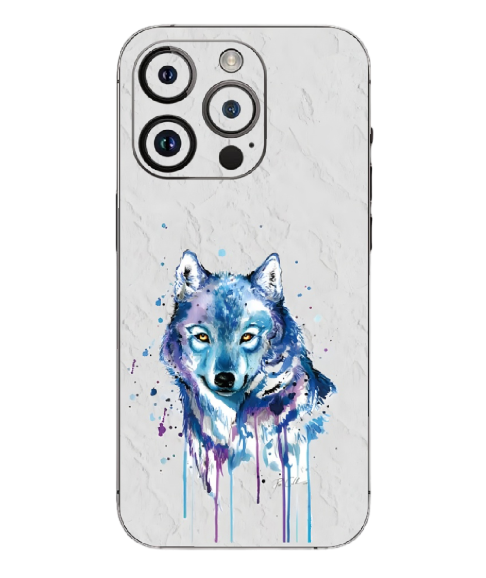 Painted Wolf Mobile Skin